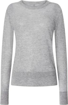 Genny Lichtgrijze Sweater Collectie - Dames - Ronde hals truien - Grijs - XS - Truien & Vesten