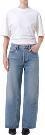 A Gold E Twist Low Slung Baggy Jeans In Stage