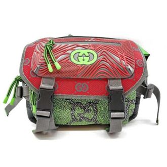 Gucci Vintage, unisex, Veelkleurig, ONE Size, Nylon, Pre-owned Belt Bag