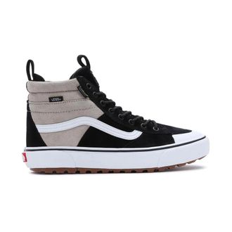 Vans Sk8-Hi MTE-2 High Top Shoes for Men in Black and Khaki Suede