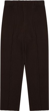 Homme Pliss&eacute; Issey Miyake March Pleated Texture Tuxedo Palazzo Pants