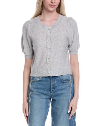 Free People Isla Solid Wool & Cashmere-Blend Cardigan