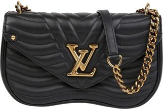 Louis Vuitton Black Calfskin New Wave MM