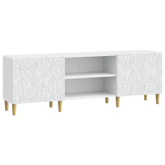 vidaXL Mueble De Tv 150 X 31 X 50 Cm Blanco Madera De Ingenier&iacute;a Vidaxl