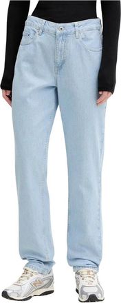 Karl Lagerfeld Mom Fit Jeans - Dames - Regular Fit Jeans - Blauw - W27 L30 - Katoen - Jeans