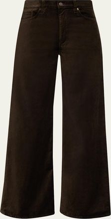 Frame Denim Le Slim Palazzo Velvet Jeans