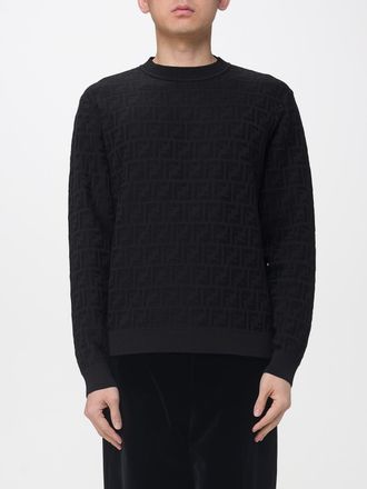 Fendi Maglia a girocollo in cotone FF Fendi