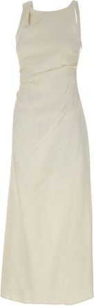 Faithfull The Brand Kleedjes, Dames, Wit, L, Maxi Kleedjes