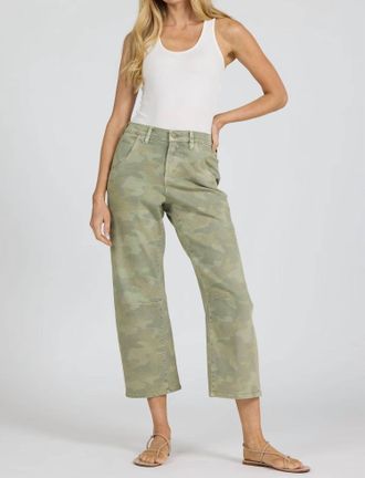 Dear John Denim Lasso High Rise Cropped Jeans In Riviera Camo