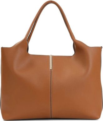 Tod's Shoulder Bag - Dames - Shoppers - Bruin - ONE Size - Leer - Tassen
