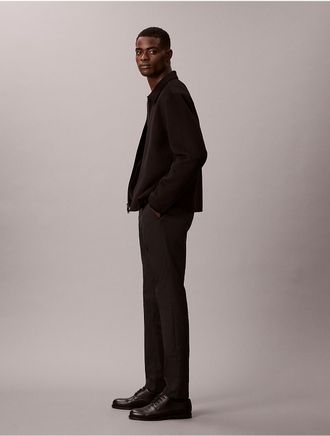Calvin Klein Mens Tech Slim Stretch Woven Chino - Black - 29W x 30L