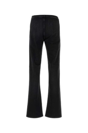 Gucci Mens Black Stretch Denim Jeans Fabric