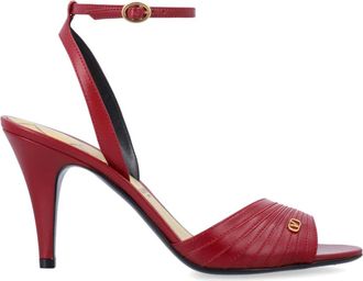 Valentino Garavani Schoenen, Dames, Rood, 36 EU, Leer, Ladycrush Sandaal