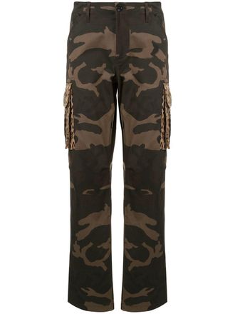 Ports V Cargo con stampa camouflage - Verde