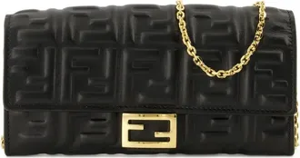 Fendi Clutch goffrata - Nero