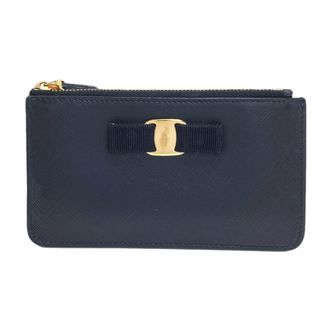 Ferragamo Leather Coin Purse/Coin Case (Pre-Owned)