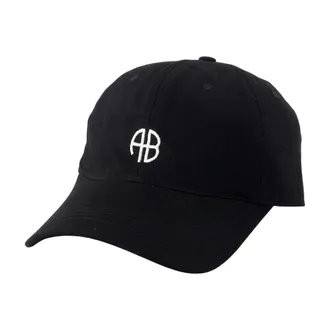 Anine Bing Womens A-12-11477-Blk26 Baseball Cap Black Cotton