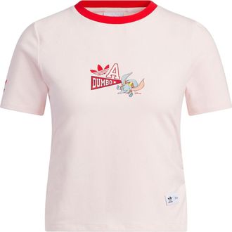 adidas (WMNS) adidas originals x Disney Dumbo T-Shirt Pink IN1059