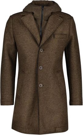 Bob Andy Jas - Heren - Mantel - Bruin - M - Leer - Jassen