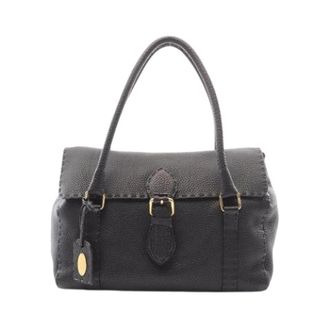 Fendi Pre-owned Vintage Handbag - Dames - Pre-owned - Zwart - Maat: ONE Size Leer