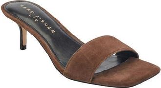 Marc Fisher Sidnee Sandal in Dark Brown at Nordstrom, Size 8.5