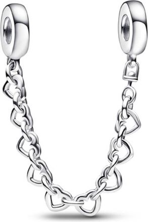 Pandora Ladies Linked Hearts Safety Chain