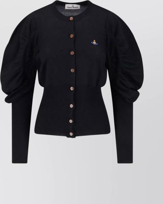 Vivienne Westwood puff sleeve crewneck knitwear top