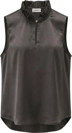 In Front Mouwloze Tops - Dames - Tops zonder mouwen - Bruin - L - Tops