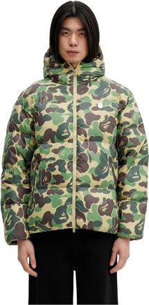 A Bathing Ape ABC Camo Down Jacket - Heren - Gewatteerde jassen - Veelkleurig - 2XL - Polyester - Jassen