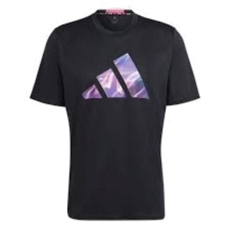 adidas Designed for Movement HIIT Training T-Shirt Black Purple IB7919
