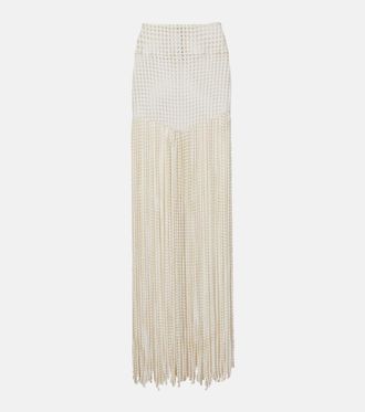 Alaia Ala&iuml;a Trompe loeil wide-leg pants
