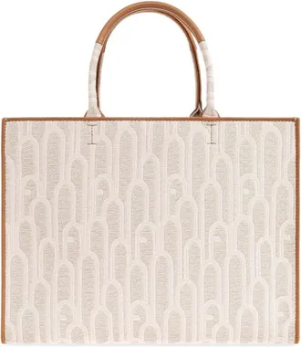 Furla Tassen, Dames, Beige, ONE Size, Nylon, Opportunity L Tote