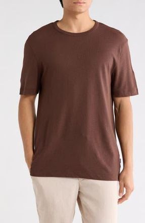 BOSS Taut Short Sleeve T-Shirt in Dark Brown at Nordstrom Rack, Size Xx-Large