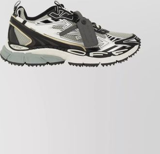 Off-white mesh low-top sneakers