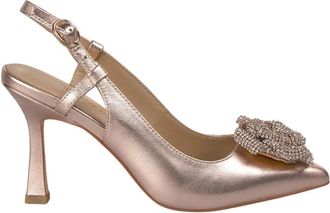 Alma En Pena Bloem hoge hak schoen - Dames - Pumps - Roze - 37 EU - Schoenen