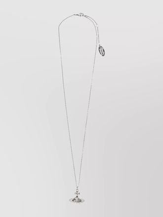 Vivienne Westwood small relief pendant orb necklace