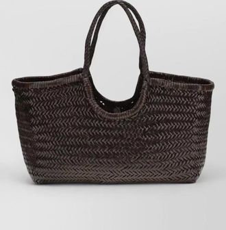 Dragon Diffusion beach shopper bag dual handles woven
