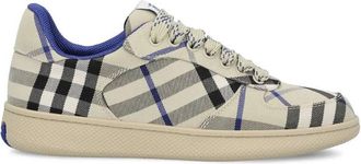 Burberry Terrace Check Low-Top Sneakers, Brand Size 38 ( US Size 8 )