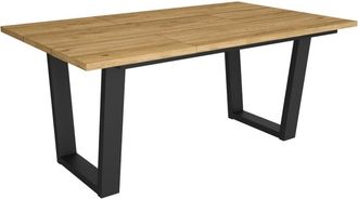 Skraut Home Mesa comedor efecto madera roble 167x90x74cm
