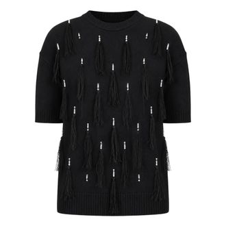 Max Mara Dames, Truien, Zwart, Maat: S Wol