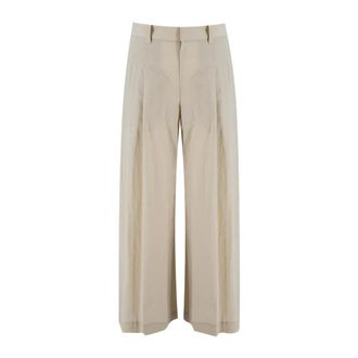 Brunello Cucinelli Dames, Broeken, Wit, Maat: XS