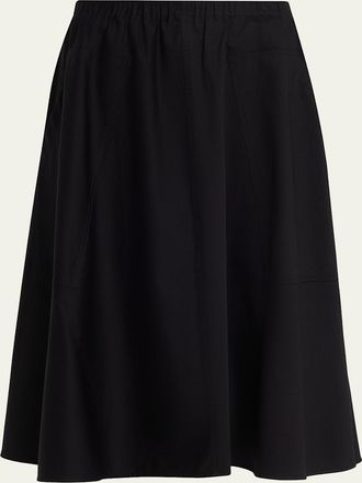 Vince Pull-On Full Skirt