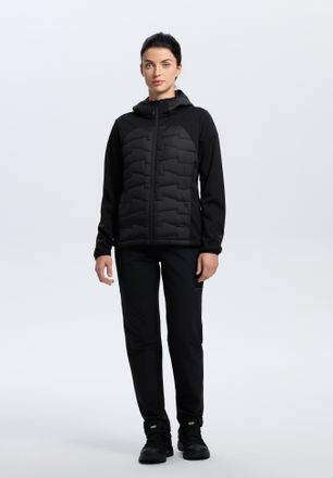 Icepeak Softshelljacke ICEPEAK BURLISON, Damen, Gr. 40, basic schwarz, Obermaterial: 100% Polyester, Jacken Softshelljacke, f&uuml;r Erwachsene, wasserabweisend, a