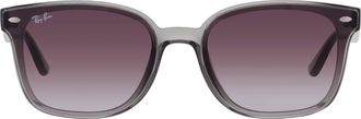 Ray-Ban Grey Gradient Rectangular Unisex Sunglasses RB4461D 64508G 64