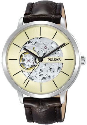 Pulsar P8A005X1 Mens Watch - Brown - One Size