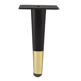 OEM Patas De Repuesto De Hierro Para Muebles, En &Aacute;ngulo Recto, Color Negro Y Dorado, 20 Cm