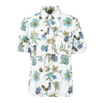 Fay Camicia M Corta - female - Fay - Short Sleeve Shirts - White - L - Shirts