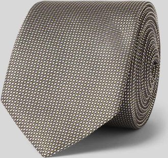 HUGO BOSS Seidenkrawatte mit Webstruktur in Hellgruen, Gr&ouml;&szlig;e 1