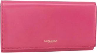 Saint Laurent Pre-owned Wallets, female, Pink, Size: ONE SIZE Pre-owned Vintage Wallet