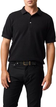 Rodd & Gunn Masons Flat Polo in Onyx at Nordstrom, Size Small